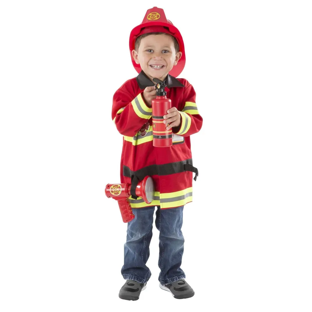 Melissa u0026 Doug Disfraz bombero 3-6 años · Melissa & Doug*Niños Disfraces Infantiles