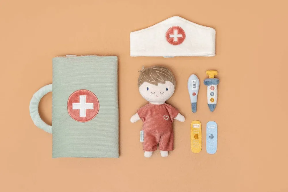 Little Dutch Doctor Muñeco Jim ·*Niños Muñecos Blanditos|Juguetes Montessori