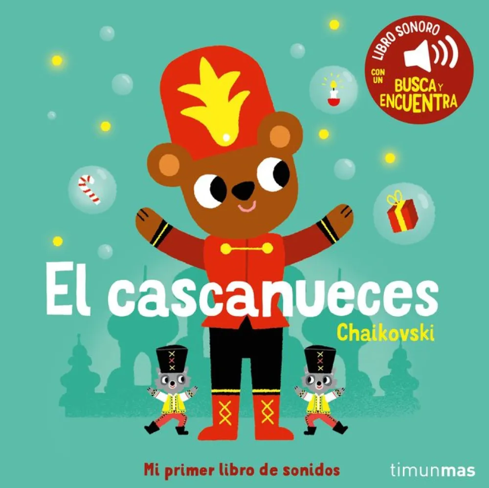 Timun Mas El Cascanueces, mi primer libro de sonidos*Niños Libros De Navidad Para Niños|Libros Musicales Y Con Sonido