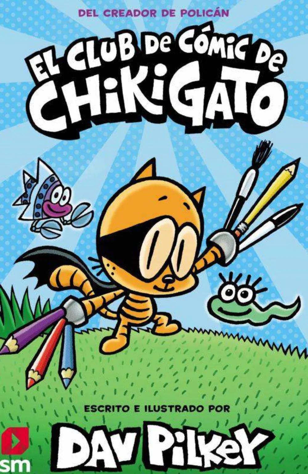 SM El Club de Cómic de Chikigato 1*Niños Libros De Dav Pilkey|Policán