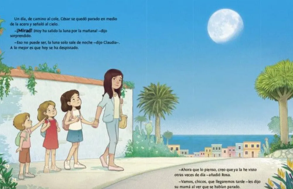 Beascoa El cuento de la luna* Libros Sobre Emociones|Álbumes Ilustrados Infantiles