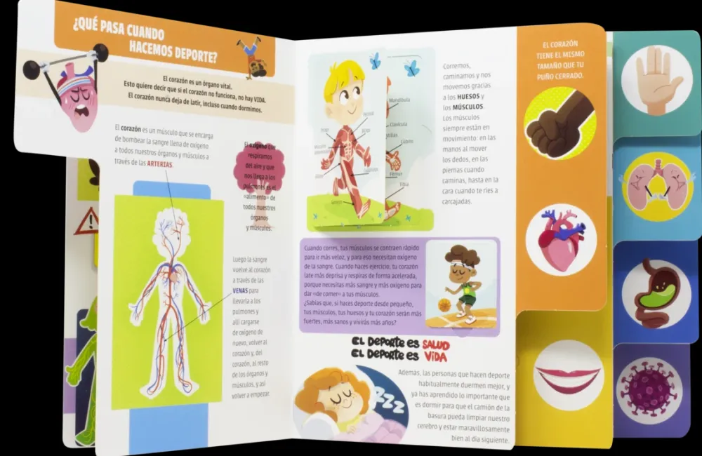 Timun Mas El gran libro del cuerpo humano* Libros Sobre Emociones|Álbumes Ilustrados Infantiles