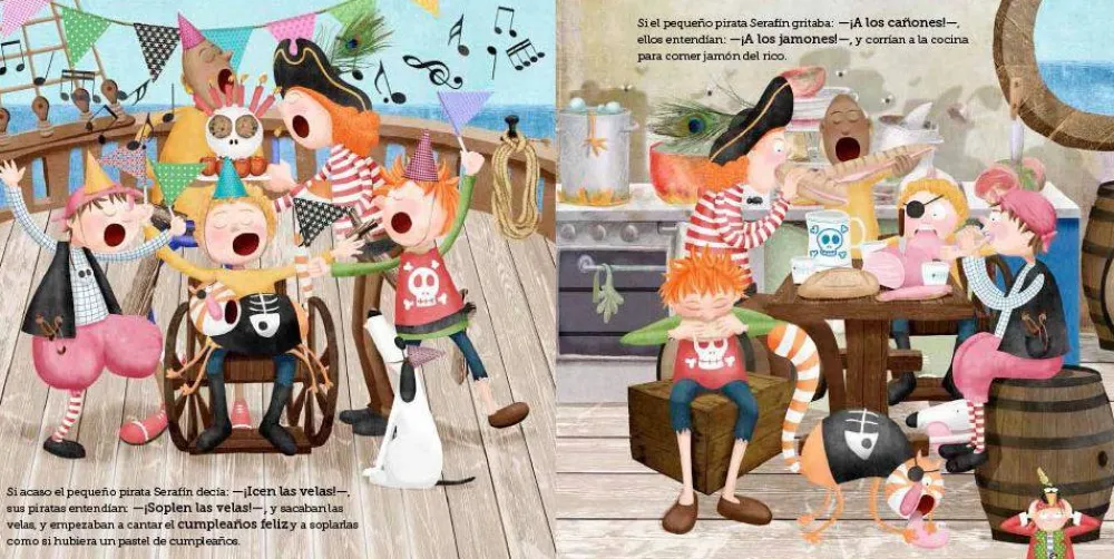 Nubeocho El Pequeño Pirata Serafín* Álbumes Ilustrados Infantiles