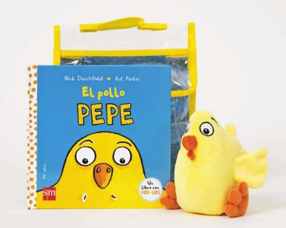 SM El Pollo Pepe + Peluche* Libros Pop-Up|Libros Con Solapas