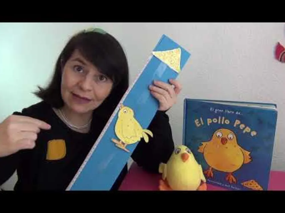 SM El Pollo Pepe + Peluche* Libros Pop-Up|Libros Con Solapas
