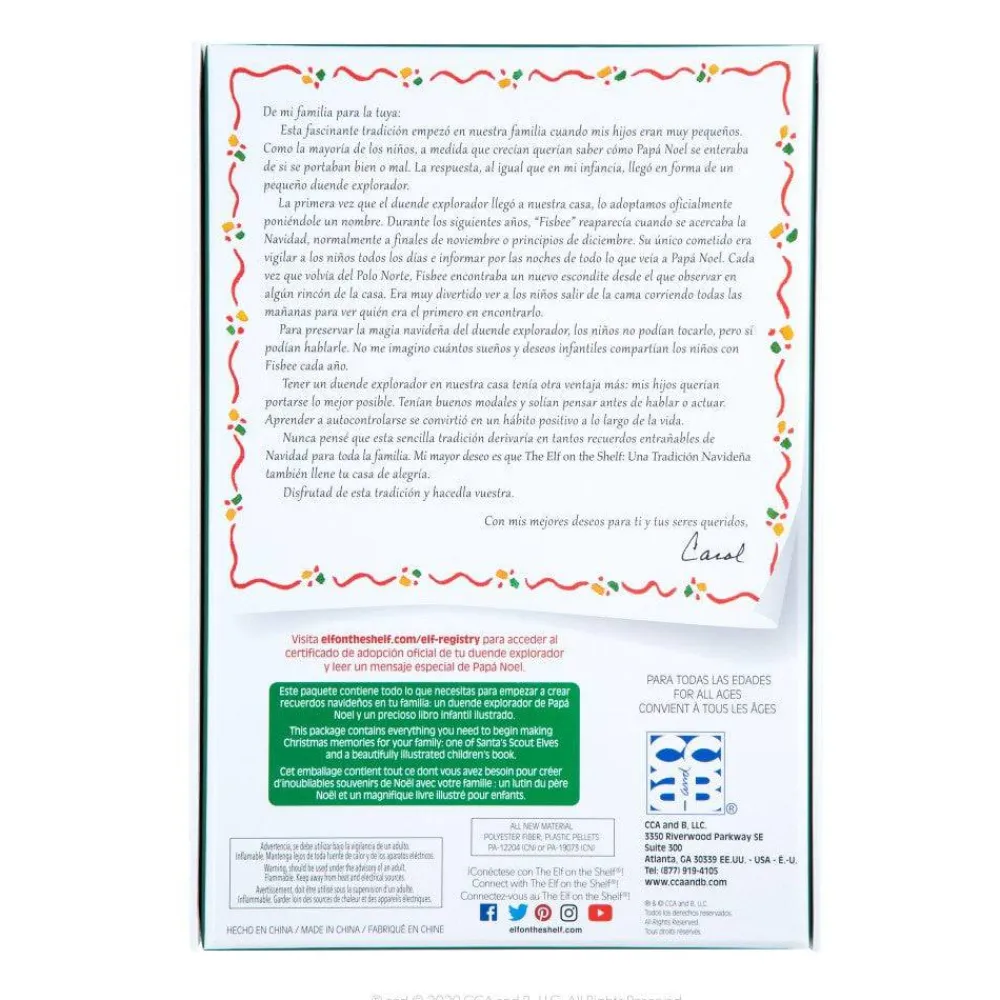 Elf On The Shelf (Cuento y Elfo) · Chica*Niños Libros De Navidad Para Niños