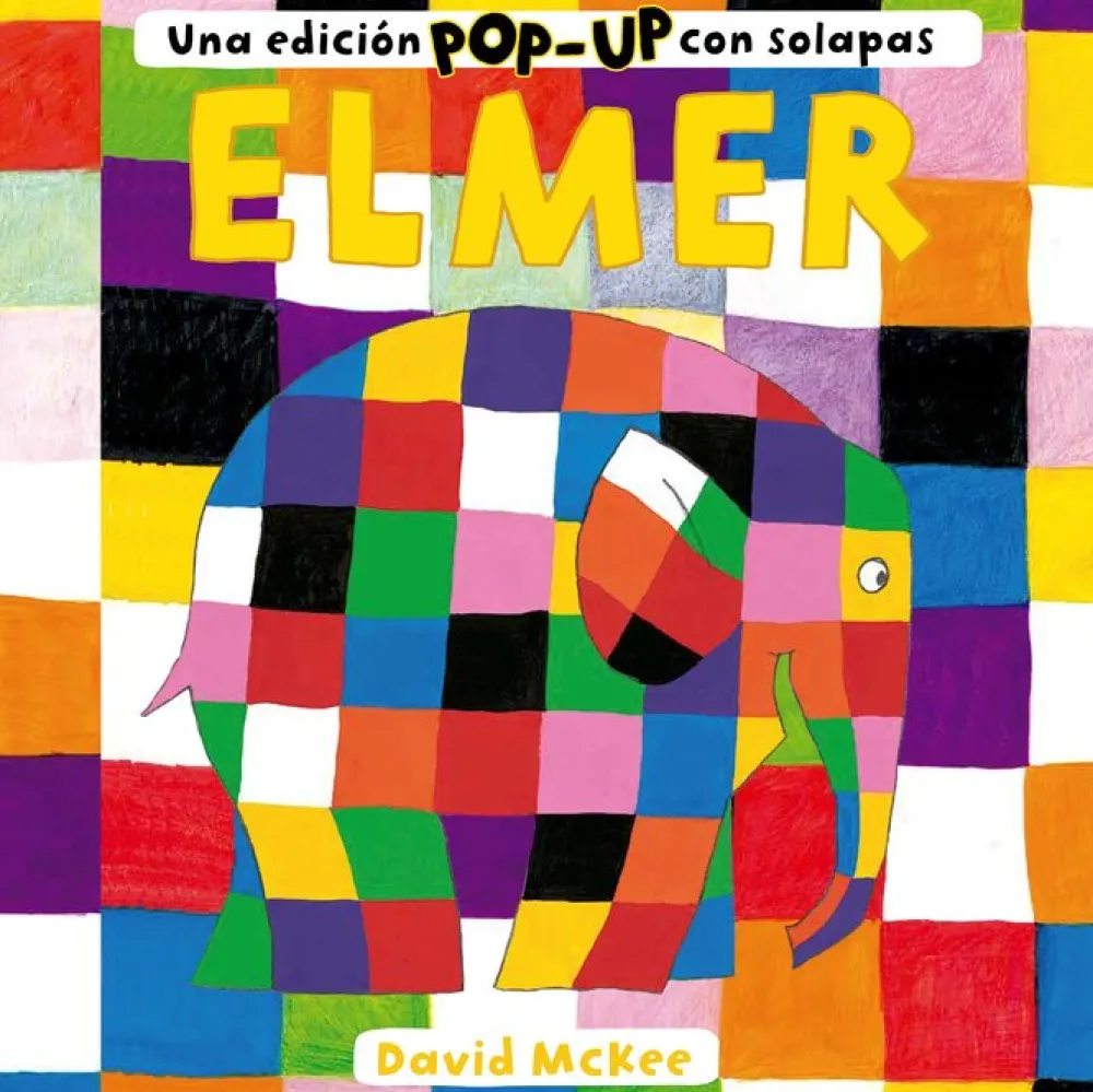 Beascoa Elmer-Pop Up con solapas* Libros De Anna Llenas|Libros Sobre Emociones