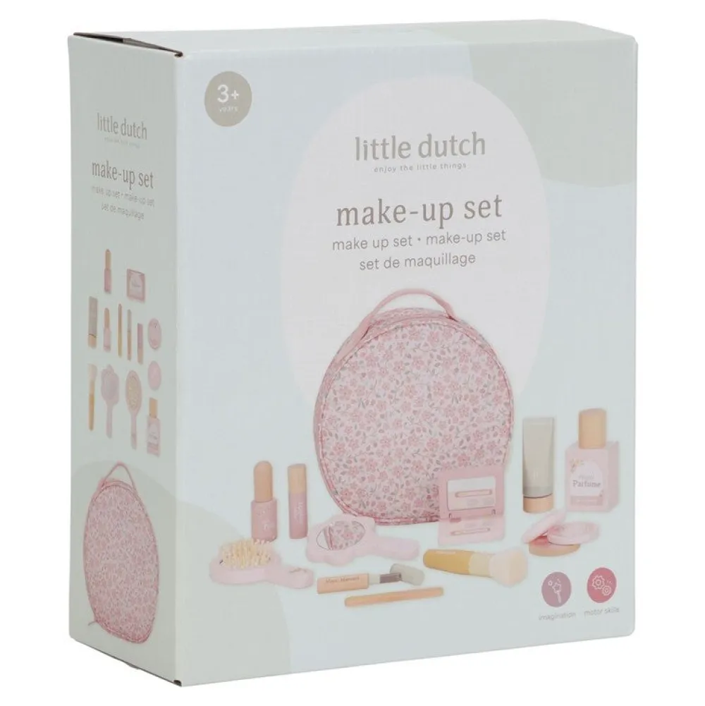 Little Dutch Estuche de Maquillaje ·*Niños Juguetes Montessori|Juguetes De Madera Para Niños