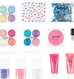 Souza Estuche maquillaje lujo ·*Niños Maletín De Maquillaje Para Niñas Y Niños|Disfraces Infantiles