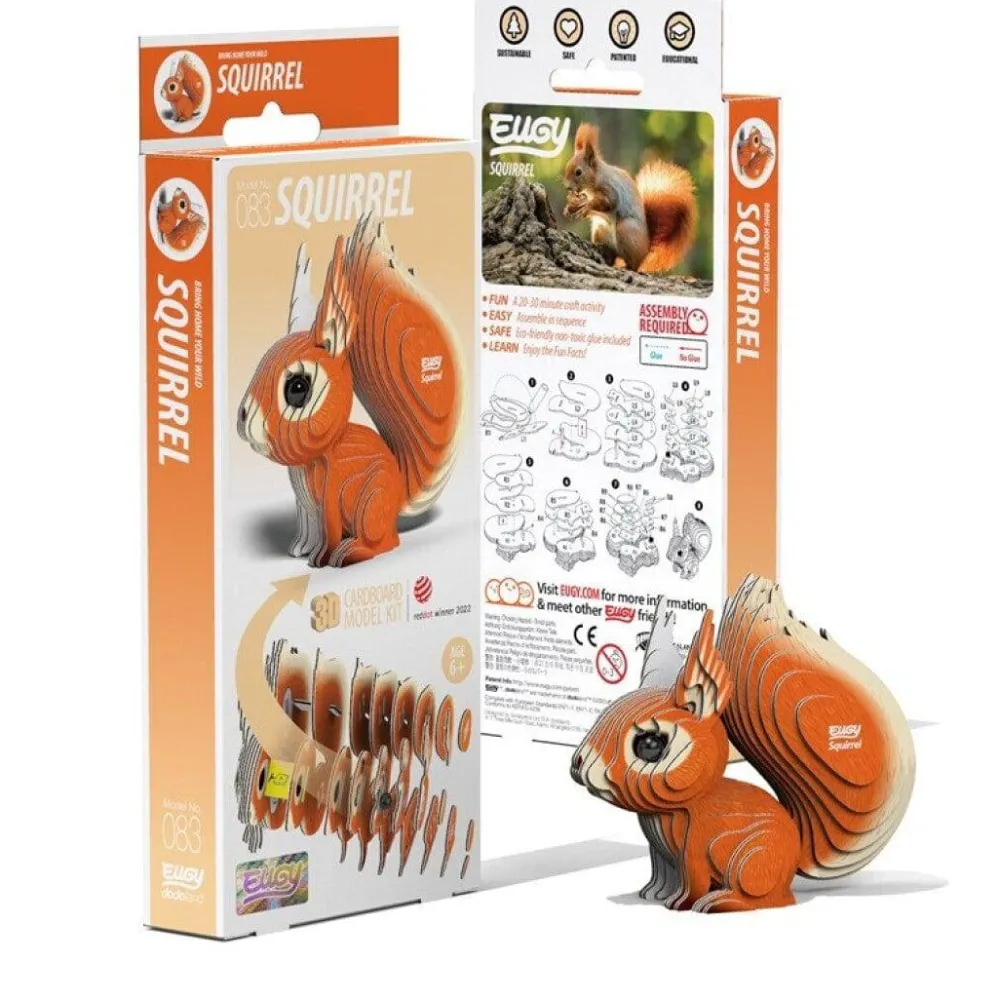 EUGY · Ardilla Arborícola*Niños Kit De Manualidades