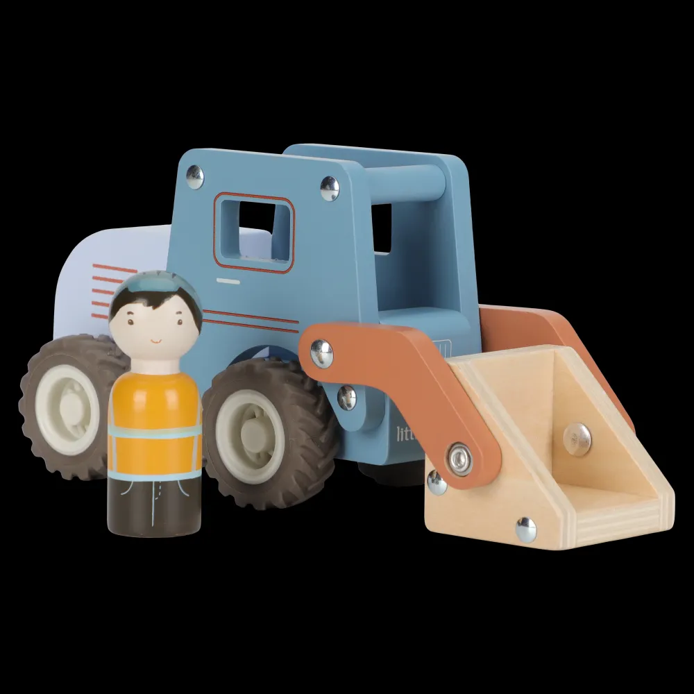 Little Dutch Excavadora FSC ·*Niños Coches De Madera De Juguete Para Bebés|Coches De Juguete Para Bebés