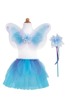 Great Pretenders Falda Glitter con alas y varita · 4-6 años*Niños Disfraces Infantiles