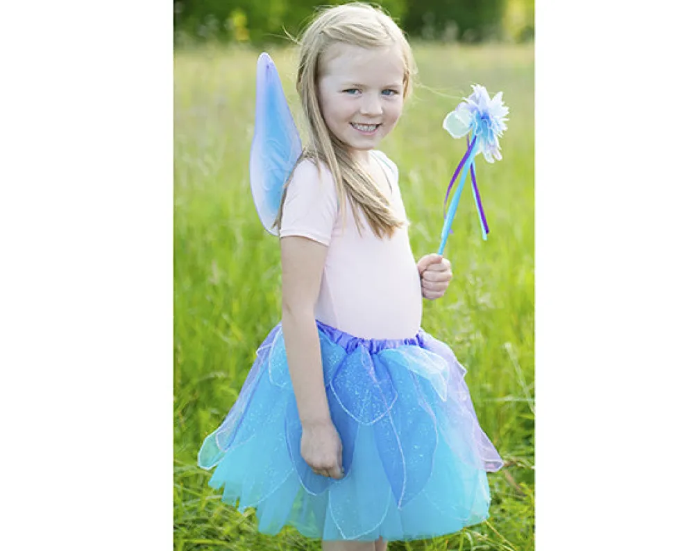 Great Pretenders Falda Glitter con alas y varita · 4-6 años*Niños Disfraces Infantiles