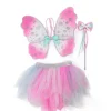 Great Pretenders Falda Glitter Rosa Menta con alas y varita · 4-6 años*Niños Disfraces Infantiles