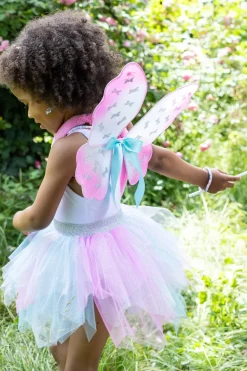 Great Pretenders Falda Glitter Rosa Menta con alas y varita · 4-6 años*Niños Disfraces Infantiles