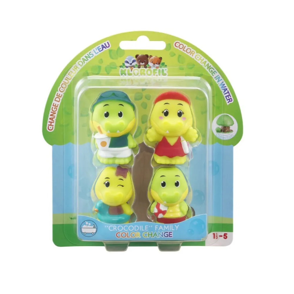 Klorofil Familia «Cocodrilo» ·*Niños Casas De Muñecas|Juguetes Waldorf