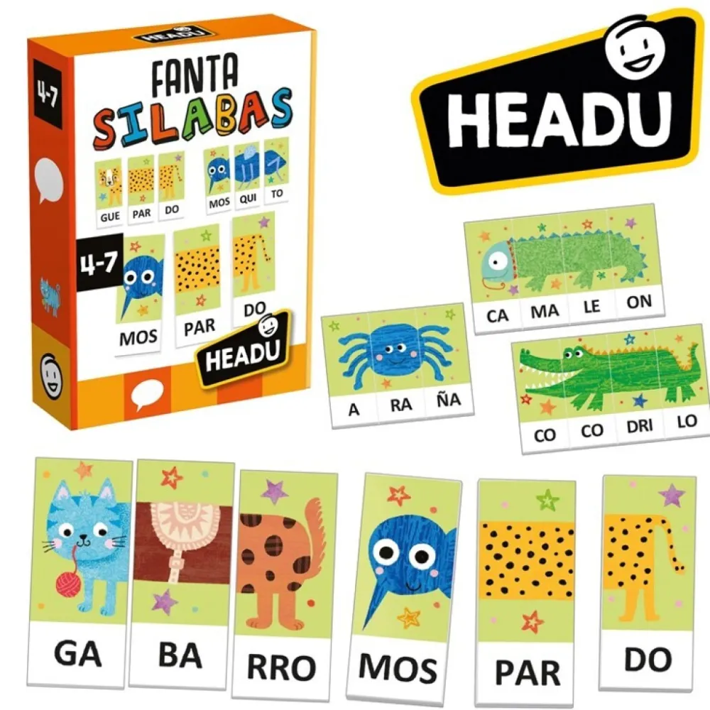 Ludilo Fantasilabas · Headu*Niños Ludilo|Juegos De Mesa De Viaje