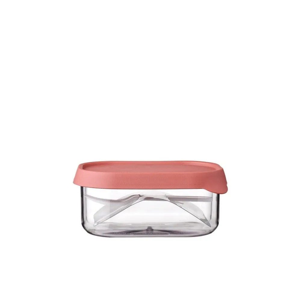 Mepal Fiambrera para Fruta Campus Nordic Pink ·* Cajas De Almuerzo Infantil·Con Compartimentos|Cajas De Almuerzo Infantil·Sin Compartimentos