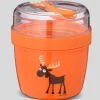 Carl Oscar Fiambrera Snack N'ice Cup L Reno Naranja ·* Cajas De Almuerzo Infantil·Tuppers Fresquitos|Cajas De Almuerzo Infantil·Con Compartimentos