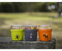 Carl Oscar Fiambrera Snack N'ice Cup L Reno Naranja ·* Cajas De Almuerzo Infantil·Tuppers Fresquitos|Cajas De Almuerzo Infantil·Con Compartimentos