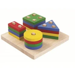 Plantoys Figuras Geometricas*Niños Juguetes Waldorf|Juguetes Montessori