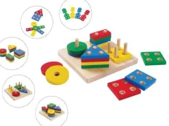 Plantoys Figuras Geometricas*Niños Juguetes Waldorf|Juguetes Montessori
