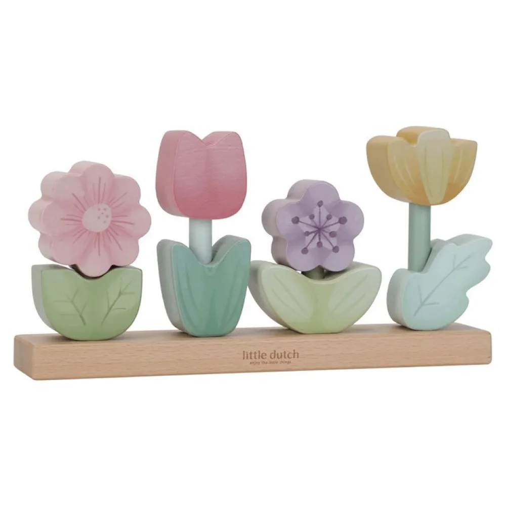 Little Dutch Flores encajables Fairy Garden ·*Niños Juguetes De Madera Para Niños|Juguetes Y Juegos Motricidad Fina