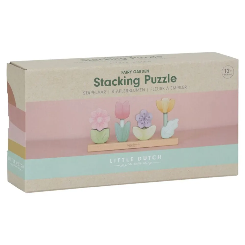 Little Dutch Flores encajables Fairy Garden ·*Niños Juguetes De Madera Para Niños|Juguetes Y Juegos Motricidad Fina