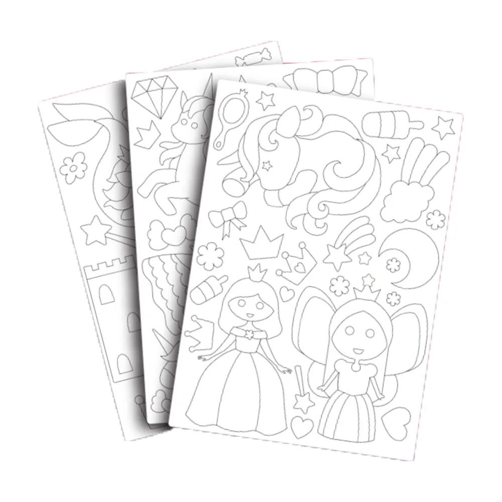 Ludilo Foil Fun-Unicornios y Princesas · Skillmatics*Niños Kit De Manualidades