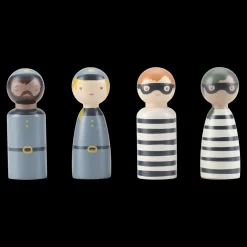 Little Dutch Furgón Policial FSC ·*Niños Coches De Madera De Juguete Para Bebés|Coches De Juguete Para Bebés