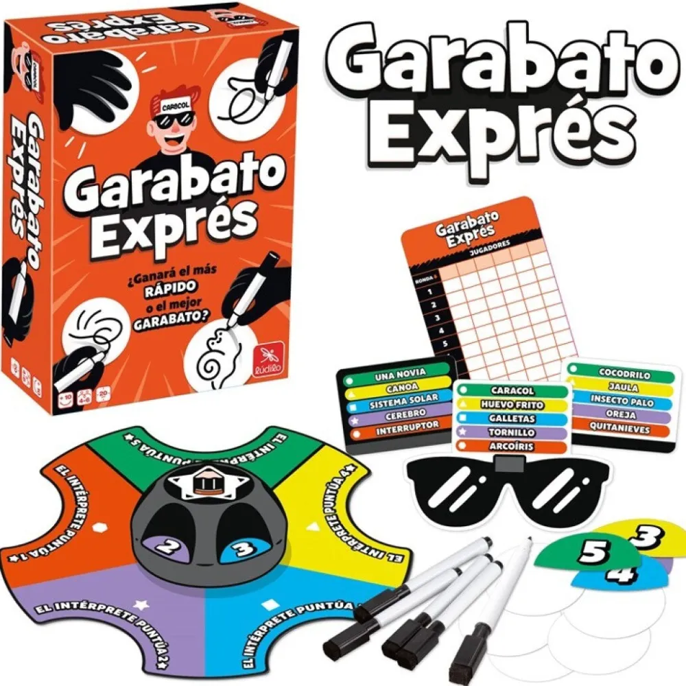 Ludilo Garabato Exprés ·*Niños Ludilo|Juegos De Mesa De Viaje