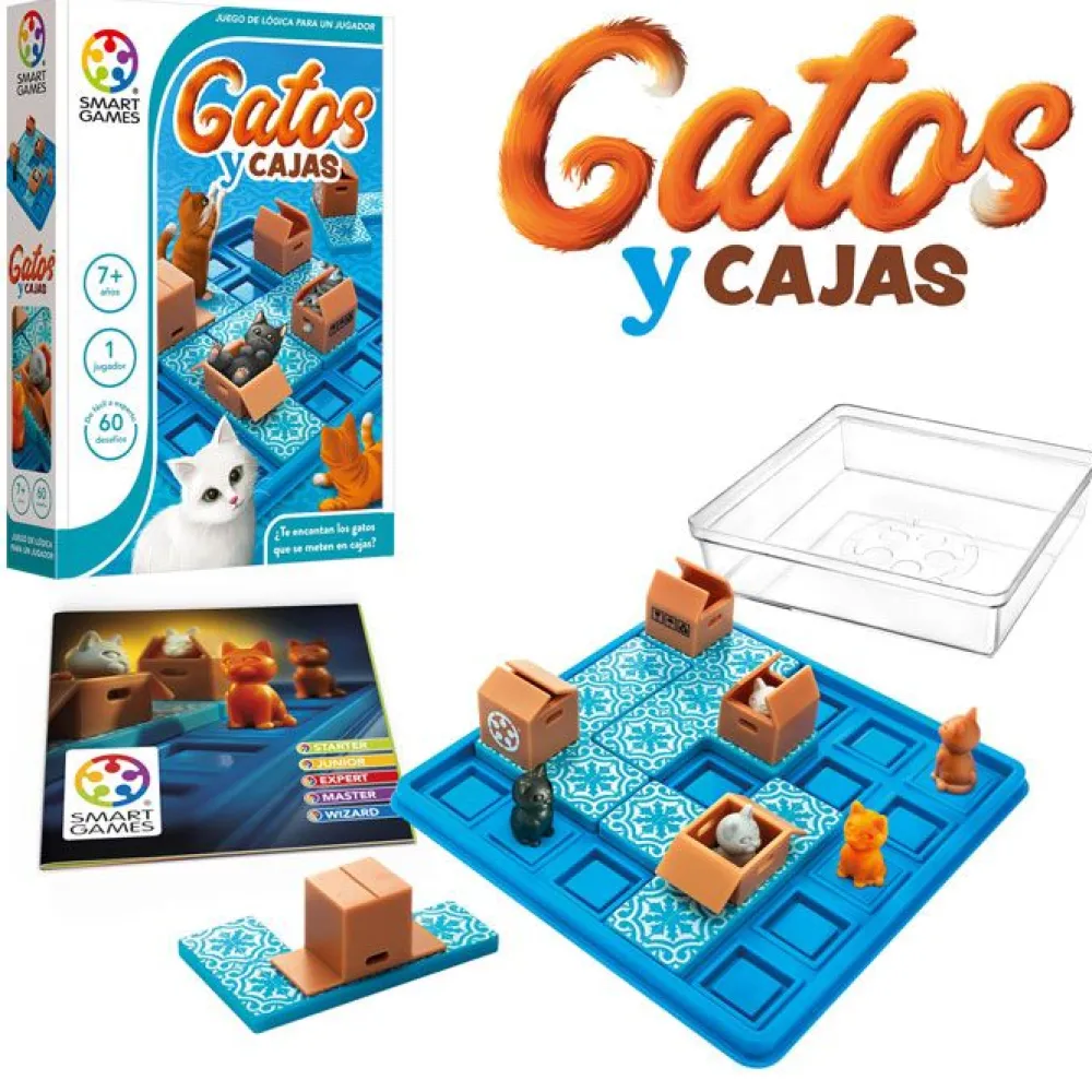 Smart Games Gatos y Cajas ·*Niños Smart Games|Juegos De Lógica