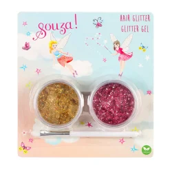 Souza Gel purpurina para el pelo ·*Niños Maletín De Maquillaje Para Niñas Y Niños|Disfraces Infantiles