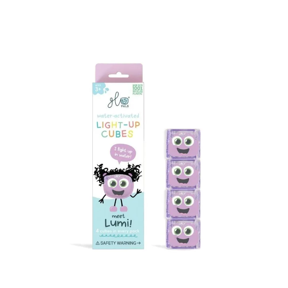 Glo Pals GloPals Cubos luz para el baño BLAIR Lila*Niños Juguetes De Baño|Glo Pals - Cubos De Luz Para El Baño