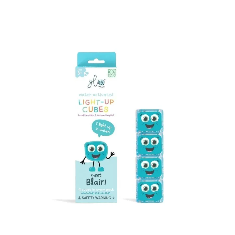 Glo Pals GloPals Cubos luz para el baño BLAIR Azul*Niños Juguetes De Baño|Glo Pals - Cubos De Luz Para El Baño