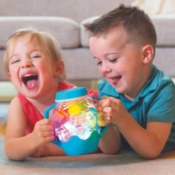 Glo Pals GloPals Jarra sensorial Lila*Niños Juguetes De Baño|Glo Pals - Cubos De Luz Para El Baño