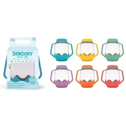 Glo Pals GloPals Jarra sensorial Naranja*Niños Juguetes De Baño|Glo Pals - Cubos De Luz Para El Baño