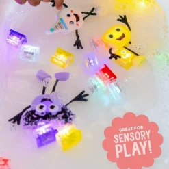 Glo Pals GloPals Set Personaje + 2 Cubos luz LUMI Lila*Niños Juguetes De Baño|Glo Pals - Cubos De Luz Para El Baño