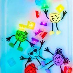 Glo Pals GloPals Set Personaje + 2 Cubos luz ALEX Amarillo*Niños Juguetes De Baño|Glo Pals - Cubos De Luz Para El Baño