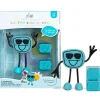 Glo Pals GloPals Set Personaje + 2 Cubos luz BLAIR Azul*Niños Juguetes De Baño|Glo Pals - Cubos De Luz Para El Baño