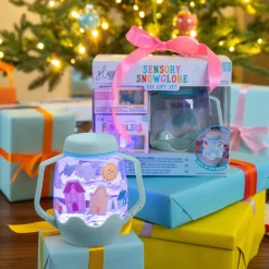 Glo Pals GloPals Set regalo sensorial Bola de Nieve*Niños Juguetes De Baño|Glo Pals - Cubos De Luz Para El Baño