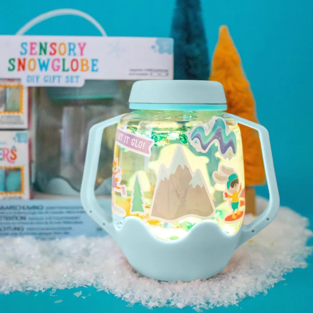 Glo Pals GloPals Set regalo sensorial Bola de Nieve*Niños Juguetes De Baño|Glo Pals - Cubos De Luz Para El Baño
