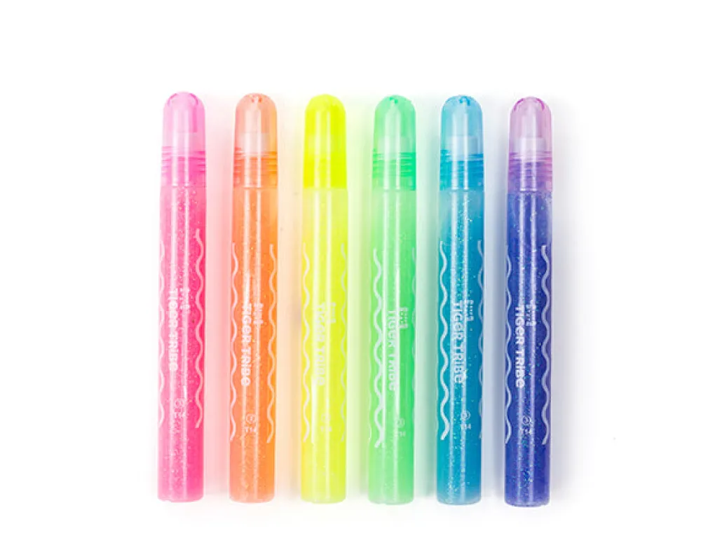 Tiger Tribe Glow Pens Rotulador Fluorescente ·*Niños Pinturas