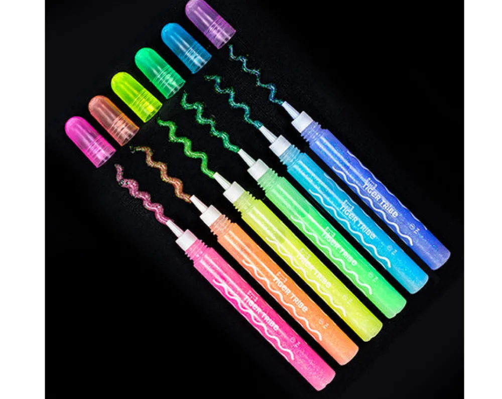Tiger Tribe Glow Pens Rotulador Fluorescente ·*Niños Pinturas
