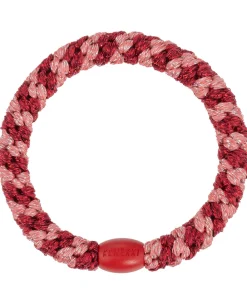 Kknekki Goma de pelo Coral Bordeaux Glitter* Accesorios Para Pelo