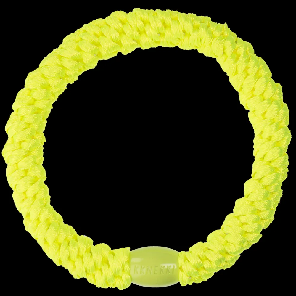 Kknekki Goma de pelo Neon Yellow* Accesorios Para Pelo
