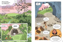 Usborne 24h en la Edad de Piedra*Niños Libros Pasatiempos Para Niños Y Niñas