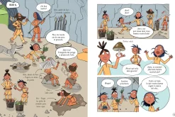 Usborne 24h en la Edad de Piedra*Niños Libros Pasatiempos Para Niños Y Niñas