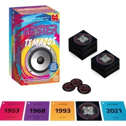 Jumbo Hitster Temazos ·*Niños Juegos De Mesa Competitivos|Juegos De Tablero