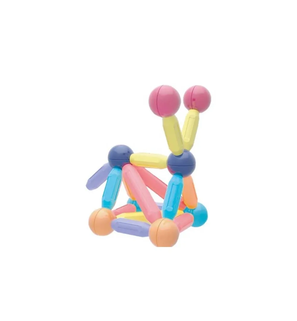 Braintoys Imabars baby 24 piezas ·*Niños Construcciones Magnéticas